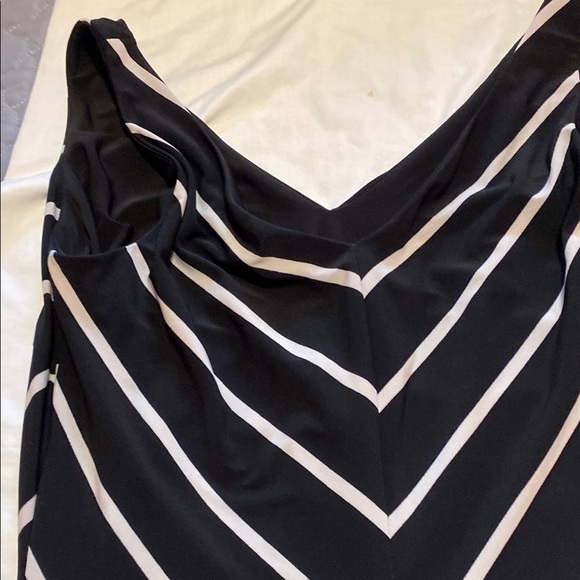 Ralph Lauren Black and White Sheath Maxi Dress - Picture 6 of 6